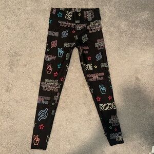 Terez Peloton Neon Words Leggings